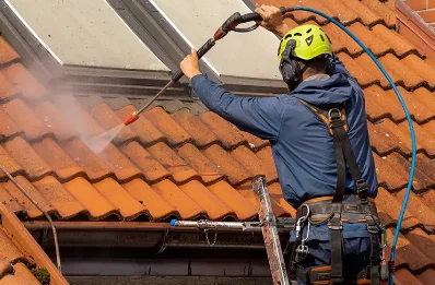 Démoussage et hydrofuge de toiture à Fronville